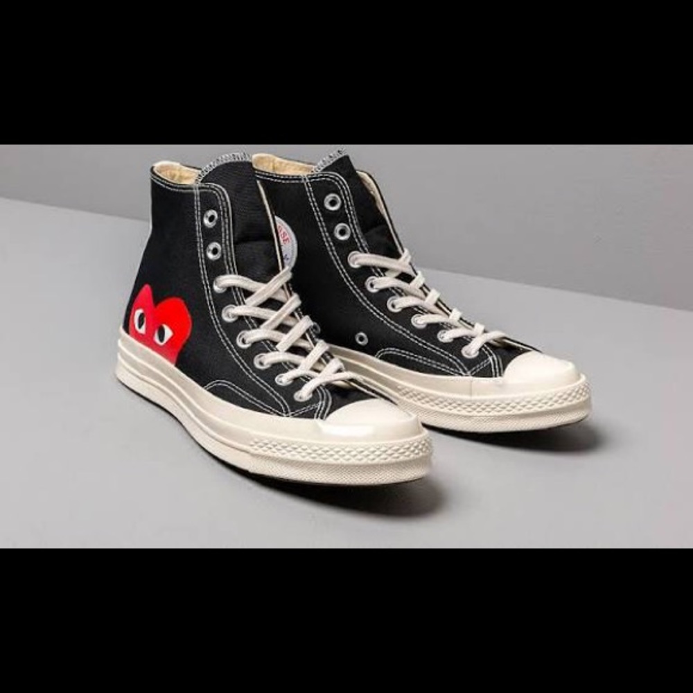 COMME des GARÇONS black high top Converse